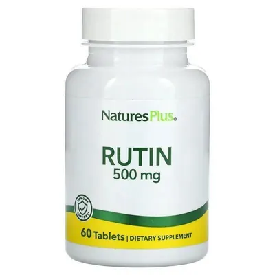 Рутин Nature's Plus Rutin 500 мг, 60 таблеток