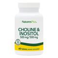 Холин и Инозитол Nature's Plus Choline & Inositol 500/500 мг, 60 таблеток
