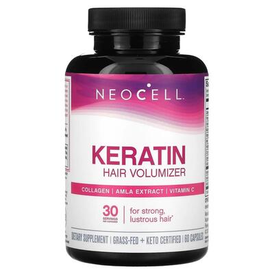 Кератин Neocell Keratin Hair Volumizer, 60 капсул