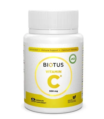 Вітамін С Biotus Vitamin C капсули по 500 мг №60