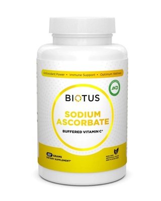 Витамин С Буферизованный Biotus Sodium Ascorbate порошок по 227 г в бан.