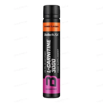 Жироспалювач Biotech L-CARNITINE 3000 AMPULE апельсин, 25 мл