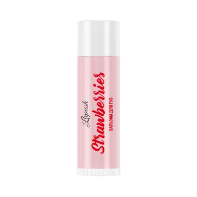 Бальзам для губ Lapush Strawberry, 6 мл