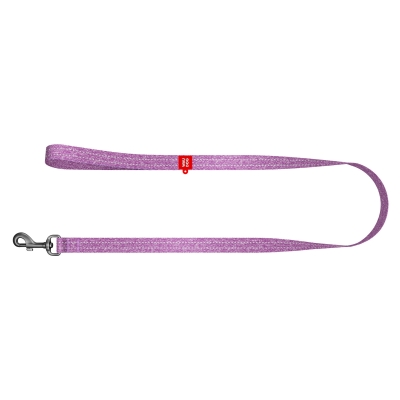 Поводок Collar WAUDOG Re-cotton из восстановленного хлопка, ширина 20 мм длина 300 см, фиолетовый