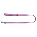 Поводок Collar WAUDOG Re-cotton из восстановленного хлопка, ширина 20 мм длина 300 см, фиолетовый