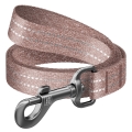 Поводок Collar WAUDOG Re-cotton из восстановленного хлопка, ширина 25 мм длина 300 см, коричневый
