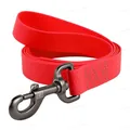 Повідець Collar WAUDOG Waterproof водостійкий, ширина 20 мм довжина 122 см, червоний