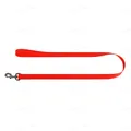 Повідець Collar WAUDOG Waterproof водостійкий, ширина 20 мм довжина 122 см, червоний