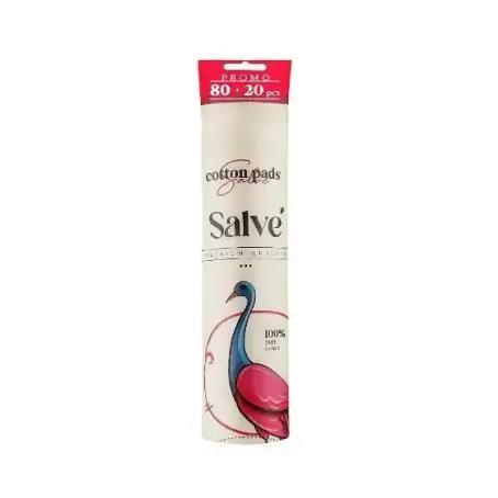 Ватные диски Salve, 80 + 20 шт