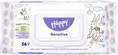 Серветки вологі Happy Bella Baby Sensetive дитячі, 56 шт