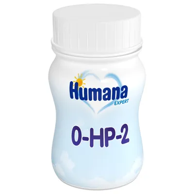 Суміш рідка молочна Humana 0-HP-2 Експерт гіпоалергенна для недоношених дітей і дітей з низькою вагою (від 1800 г) з народження, 90 мл