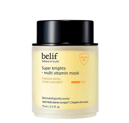 Маска для лица Belif Super Knights Multi Vit ночная мультивитаминная, 75 мл
