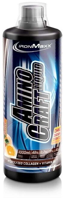 Аминокислота IronMaxx AminoCraft Liquid Апельсин, бутылка 1000 мл