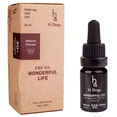 Олія конопляна H Drop Wonderful Life 30% CBD, 10 мл