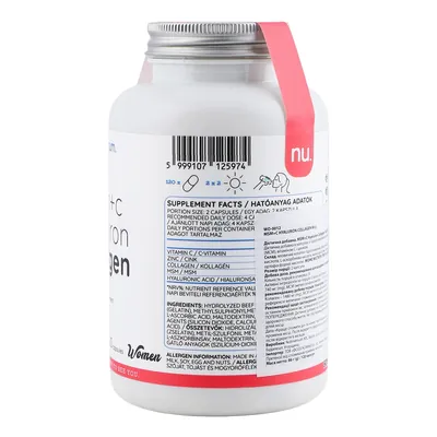 МСМ + C Гіалурон Колаген Nutriversum MSM + C Hyaluronic Collagen капсули №120