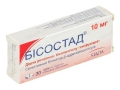 Бісостад таблетки, в/плів. обол. по 10 мг №30 (10х3)