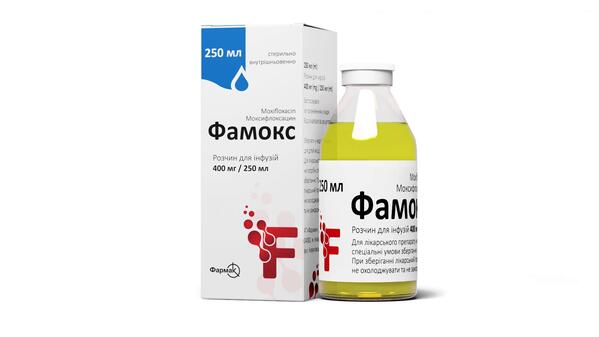 Фамокс раствор д/инф. 400 мг/250 мл по 250 мл во флак.