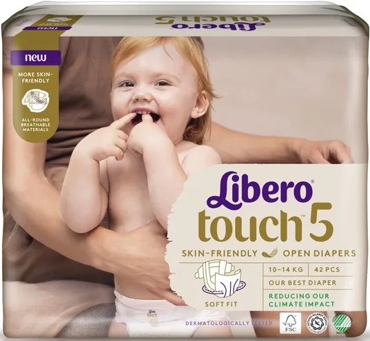 Підгузки Libero Touch розмір 5, 10-14 кг, 42 шт