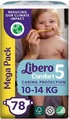 Подгузники Libero Comfort размер 5, 10-14 кг, 78 шт
