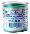 Пластир медичний Dr. House на полімерній основі 5 см х 500 см в пластиковому футлярі, 1 штука