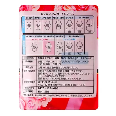 Прокладки гігієнічні Laurier S Series Ultra rose 25 см, 18 шт