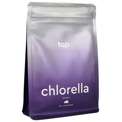 Хлорела TOP Chlorella таблетки №1000 (250 г)