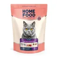 Корм сухий для дорослих котів британської та шотландської породи Home Food Індичка і качка, 400 г