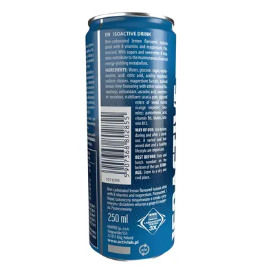 Ізотонік ActivLab Isoactive Drink лимон, 250 мл