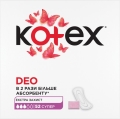 Щоденні гігієнічні прокладки Kotex Deo супер, 52 шт