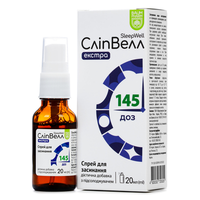 Слип Уэлл экстра Baum Pharm спрей по 20 мл во флак.