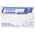 Левоаар таблетки, в/плів. обол. по 500 мг №10 (10х1)