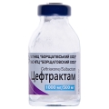 Цефтрактам порошок для р-ра д/ин. по 1000 мг/500 мг №1 во флак.