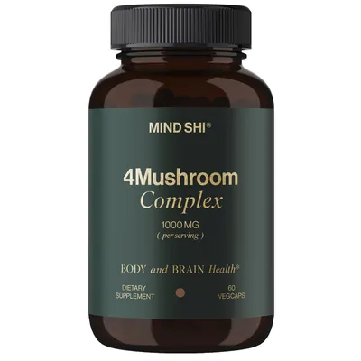 Комплекс 4 грибів Mind Shi 4 Mushroom Complex 1000 мг капсули №60