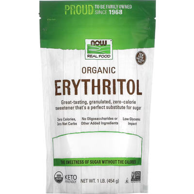 Эритритол NOW Erythritol, 454 г