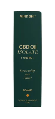 Олія CBD (Канабідіол) Mind Shi Ізолят 1000 мг Апельсин, 10 мл