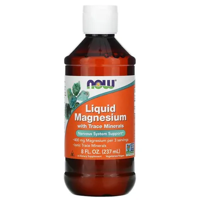 Магній NOW Magnesium рідкий, 237 мл
