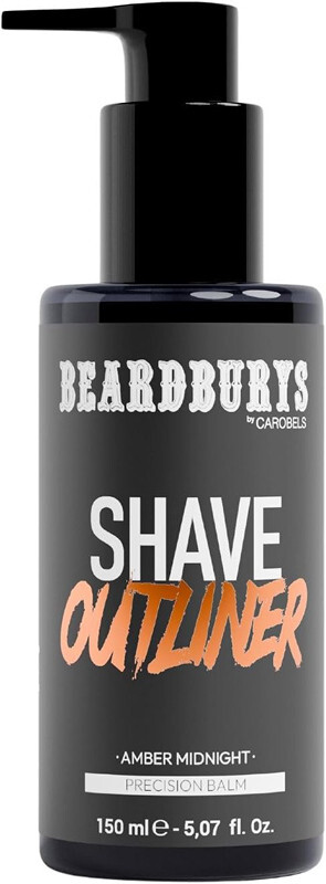 Гель для бритья и моделирования Beardburys Amber Midnight Precision Outliner, 150 мл