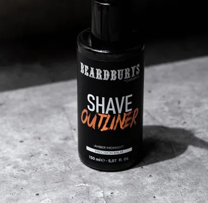 Гель для гоління та моделювання Beardburys Amber Midnight Outliner, 150 мл