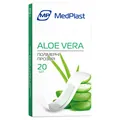 Набір пластирів MP MedPlast ALOE VERA на полімерній основі, розміром 19 мм х 72 мм, прозорі, 20 штук