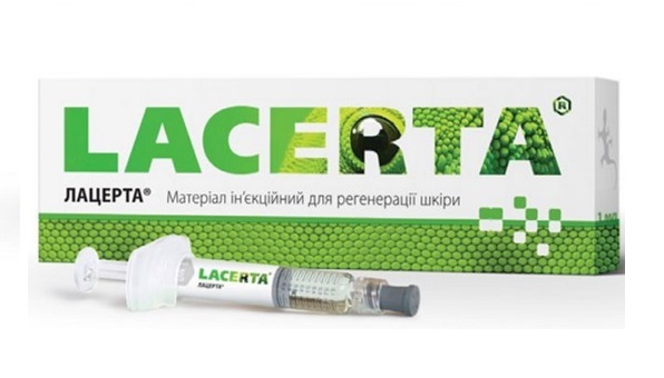 Материал инъекционный Лацерта (Lacerta) для регенерации кожи 1,5 % шприц по 1 мл №1
