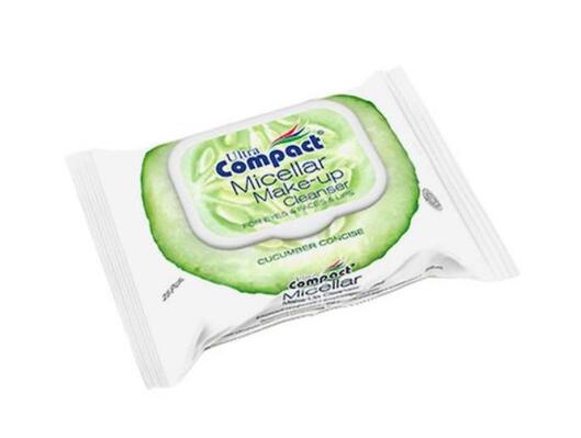 Салфетки влажные Ultra Compact Make-up с мицеллярной водой, с клапаном, 25 шт