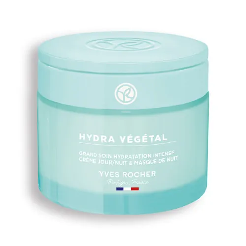 Крем-маска для обличчя Yves Rocher Hydra Vegetal Інтенсивне зволоження 100 годин, 75 мл