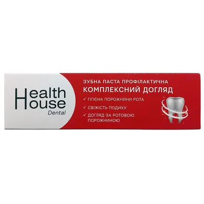 Зубна паста Health House Комплексний догляд профілактична, 130 г