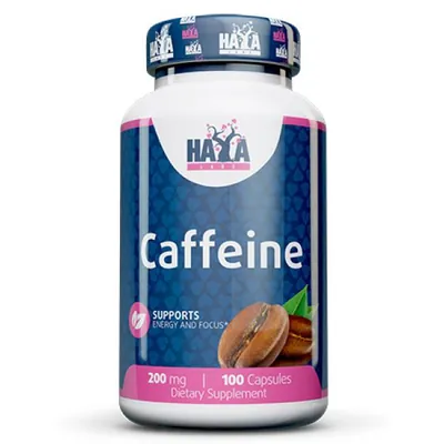 Кофеїн Haya Labs 200 мг, 100 капсул