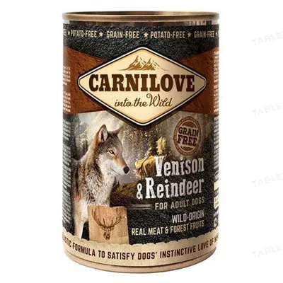 Корм вологий для собак Carnilove Venison & Reindeer Dog k із північним оленем, 400 г