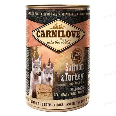 Корм вологий для цуценят Carnilove Turkey & Salmon Puppy k з м'ясом індички та лосося, 400 г