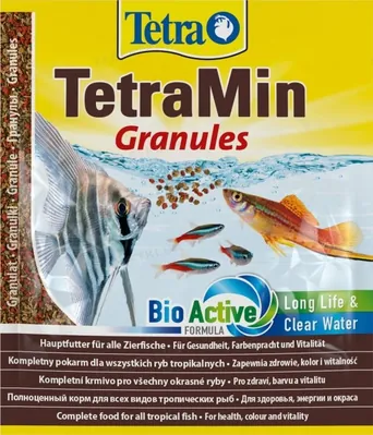 Корм для акваріумних риб Tetra TetraMin Granules основний у гранулах, 15 г