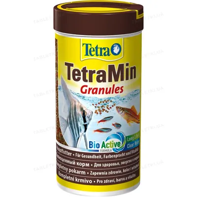 Корм для акваріумних риб Tetra TetraMin Granules основний у гранулах, 250 мл
