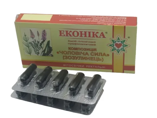 Фітосвічки Econika Композиція Чоловіча сила, 10 штук