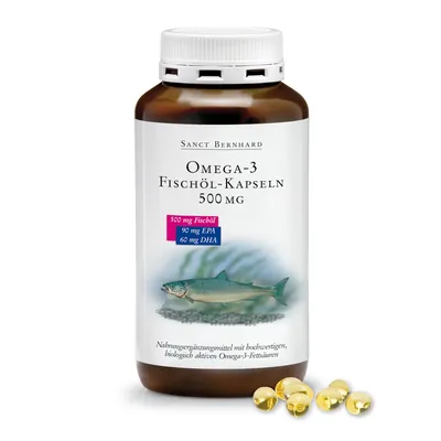 Омега 3 Sanct Bernhard Omega-3 500 mg (EPA 90 mg, DHA 60 mg), 400 капсул